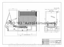 Котел водогрейный КВм 0,75 (ВК-3)